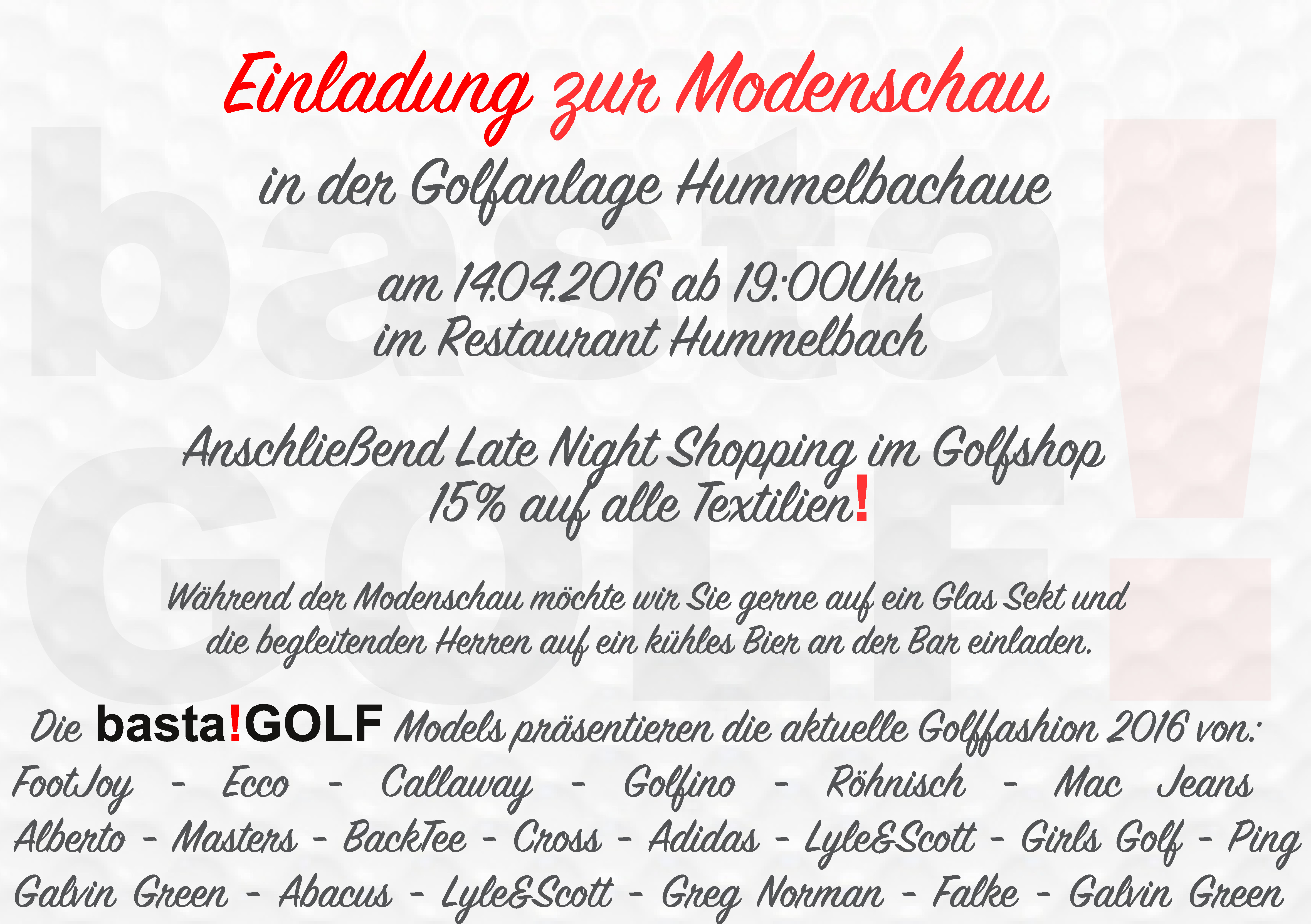 Modenschau Hummelbachaue