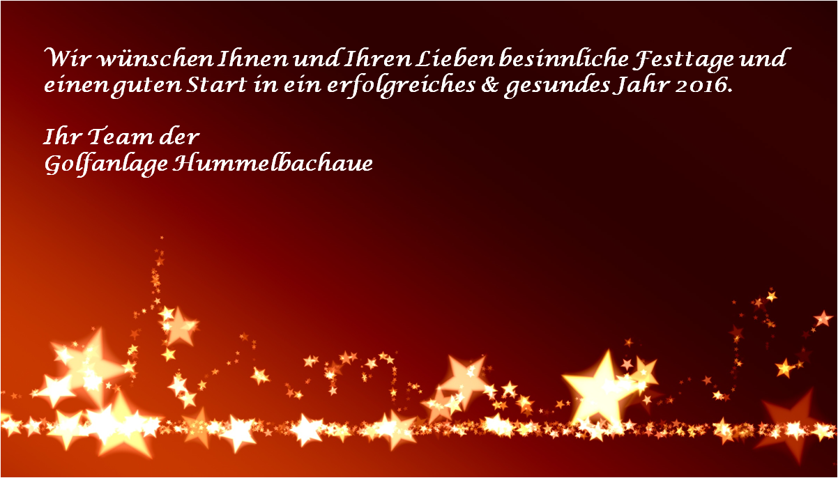 Weihnachtsgruss Hummelbachaue